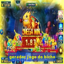 gerador jogo do bicho